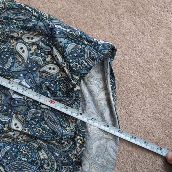 George Strait Wrangler Floral Flip Cuffs Western Cowboy Paisley Shirt Men's XL - Picture 6 of 9